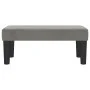 Banco de terciopelo gris claro 70x30x30 cm de vidaXL, Bancos - Ref: Foro24-346638, Precio: 38,53 €, Descuento: %