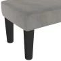 Banco de terciopelo gris claro 70x30x30 cm de vidaXL, Bancos - Ref: Foro24-346638, Precio: 38,53 €, Descuento: %