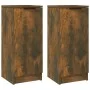 Sideboards 2 Stück Räuchereiche Sperrholz 30x30x70 cm von vidaXL, Sideboards - Ref: Foro24-817007, Preis: 62,91 €, Rabatt: %