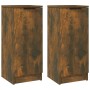 Sideboards 2 Stück Räuchereiche Sperrholz 30x30x70 cm von vidaXL, Sideboards - Ref: Foro24-817007, Preis: 63,74 €, Rabatt: %