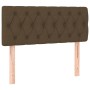 Kopfteil aus dunkelbraunem Stoff, 100 x 7 x 78/88 cm von vidaXL, Kopf- und Fußteile - Ref: Foro24-346329, Preis: 48,38 €, Rab...