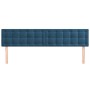Kopfteile 2 Einheiten aus dunkelblauem Samt 90x5x78/88 cm von vidaXL, Kopf- und Fußteile - Ref: Foro24-346514, Preis: 65,42 €...
