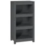 Solid gray pine wood shelf 50x35x97 cm by vidaXL, Bookcases and shelves - Ref: Foro24-821706, Price: 78,80 €, Discount: %