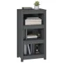 Solid gray pine wood shelf 50x35x97 cm by vidaXL, Bookcases and shelves - Ref: Foro24-821706, Price: 78,80 €, Discount: %