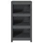 Regal aus massivem grauem Kiefernholz, 50 x 35 x 97 cm von vidaXL, Bücherregale und Regale - Ref: Foro24-821706, Preis: 79,73...
