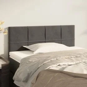 Dark gray velvet headboard 80x5x78/88 cm by vidaXL, Headboards and footboards - Ref: Foro24-346013, Price: 35,95 €, Discount: %
