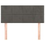 Dunkelgraues Samtkopfteil 80x5x78/88 cm von vidaXL, Kopf- und Fußteile - Ref: Foro24-346013, Preis: 33,89 €, Rabatt: %