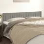 Headboards 2 units of light gray velvet 100x5x78/88 cm by vidaXL, Headboards and footboards - Ref: Foro24-346292, Price: 69,8...