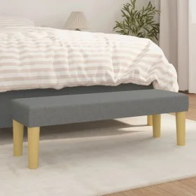 Dark gray fabric bench 100x30x30 cm by vidaXL, Banks - Ref: Foro24-346653, Price: 46,25 €, Discount: %