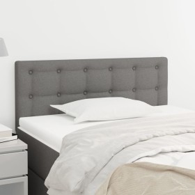 Kopfteil aus dunkelgrauem Stoff, 100 x 5 x 78/88 cm von vidaXL, Kopf- und Fußteile - Ref: Foro24-346437, Preis: 42,20 €, Raba...