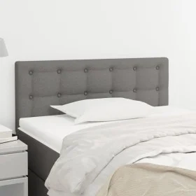 Kopfteil aus dunkelgrauem Stoff, 100 x 5 x 78/88 cm von vidaXL, Kopf- und Fußteile - Ref: Foro24-346437, Preis: 41,44 €, Raba...