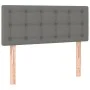 Kopfteil aus dunkelgrauem Stoff, 100 x 5 x 78/88 cm von vidaXL, Kopf- und Fußteile - Ref: Foro24-346437, Preis: 41,44 €, Raba...