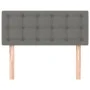Kopfteil aus dunkelgrauem Stoff, 100 x 5 x 78/88 cm von vidaXL, Kopf- und Fußteile - Ref: Foro24-346437, Preis: 41,44 €, Raba...