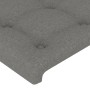 Kopfteil aus dunkelgrauem Stoff, 100 x 5 x 78/88 cm von vidaXL, Kopf- und Fußteile - Ref: Foro24-346437, Preis: 42,20 €, Raba...