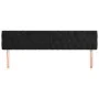 Headboards 2 units of black velvet 90x7x78/88 cm by vidaXL, Headboards and footboards - Ref: Foro24-346378, Price: 88,12 €, D...