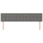 Headboards 2 units of dark gray fabric 90x5x78/88 cm by vidaXL, Headboards and footboards - Ref: Foro24-346497, Price: 73,65 ...