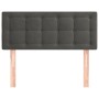 Dunkelgraues Samtkopfteil 90x5x78/88 cm von vidaXL, Kopf- und Fußteile - Ref: Foro24-346431, Preis: 52,51 €, Rabatt: %