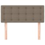 Kopfteil aus taupegrauem Stoff, 100 x 5 x 78/88 cm von vidaXL, Kopf- und Fußteile - Ref: Foro24-346440, Preis: 41,97 €, Rabat...