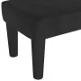 Banco de terciopelo negro 70x30x30 cm de vidaXL, Bancos - Ref: Foro24-346640, Precio: 45,30 €, Descuento: %