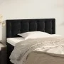 Cabecero de terciopelo negro 90x5x78/88 cm de vidaXL, Cabeceros y pies de cama - Ref: Foro24-346432, Precio: 42,63 €, Descuen...