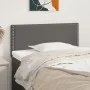 Cabecero de cuero sintético gris 90x5x78/88 cm de vidaXL, Cabeceros y pies de cama - Ref: Foro24-345896, Precio: 29,98 €, Des...