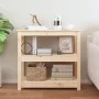 Solid pine wood console table 80x40x74 cm by vidaXL, Side tables - Ref: Foro24-821669, Price: 67,24 €, Discount: %