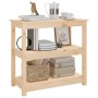 Solid pine wood console table 80x40x74 cm by vidaXL, Side tables - Ref: Foro24-821669, Price: 66,24 €, Discount: %