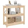 Solid pine wood console table 80x40x74 cm by vidaXL, Side tables - Ref: Foro24-821669, Price: 67,24 €, Discount: %