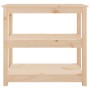 Solid pine wood console table 80x40x74 cm by vidaXL, Side tables - Ref: Foro24-821669, Price: 66,24 €, Discount: %