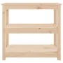 Solid pine wood console table 80x40x74 cm by vidaXL, Side tables - Ref: Foro24-821669, Price: 67,24 €, Discount: %