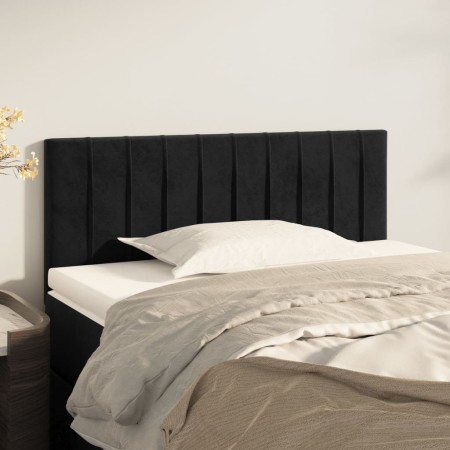 Kopfteil aus schwarzem Samt, 100 x 5 x 78/88 cm von vidaXL, Kopf- und Fußteile - Ref: Foro24-346238, Preis: 38,27 €, Rabatt: %