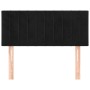 Kopfteil aus schwarzem Samt, 100 x 5 x 78/88 cm von vidaXL, Kopf- und Fußteile - Ref: Foro24-346238, Preis: 38,27 €, Rabatt: %