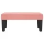 Pink velvet bench 70x30x30 cm by vidaXL, Banks - Ref: Foro24-346643, Price: 37,15 €, Discount: %