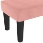 Banco de terciopelo rosa 70x30x30 cm de vidaXL, Bancos - Ref: Foro24-346643, Precio: 37,15 €, Descuento: %