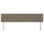 Headboards 2 units of taupe gray fabric 100x7x78/88 cm by vidaXL, Headboards and footboards - Ref: Foro24-346386, Price: 86,8...