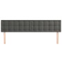 Kopfteile 2 Einheiten aus dunkelgrauem Samt 100x5x78/88 cm von vidaXL, Kopf- und Fußteile - Ref: Foro24-346531, Preis: 54,06 ...