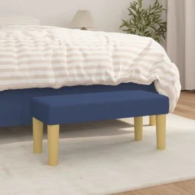 Blue fabric bench 70x30x30 cm by vidaXL, Banks - Ref: Foro24-346630, Price: 36,26 €, Discount: %
