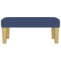 Banco de tela azul 70x30x30 cm de vidaXL, Bancos - Ref: Foro24-346630, Precio: 29,77 €, Descuento: %