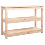 Solid pine wood console table 110x40x74 cm by vidaXL, Side tables - Ref: Foro24-821664, Price: 142,54 €, Discount: %