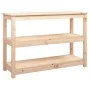 Solid pine wood console table 110x40x74 cm by vidaXL, Side tables - Ref: Foro24-821664, Price: 139,74 €, Discount: %