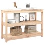 Solid pine wood console table 110x40x74 cm by vidaXL, Side tables - Ref: Foro24-821664, Price: 142,54 €, Discount: %