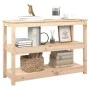 Solid pine wood console table 110x40x74 cm by vidaXL, Side tables - Ref: Foro24-821664, Price: 139,74 €, Discount: %