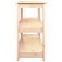 Solid pine wood console table 110x40x74 cm by vidaXL, Side tables - Ref: Foro24-821664, Price: 142,54 €, Discount: %
