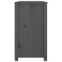 Solid gray pine wood auxiliary cabinet 100x40x72 cm by vidaXL, Sideboards - Ref: Foro24-821766, Price: 172,16 €, Discount: %