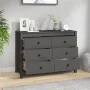 Beistellschrank aus massivem, grauem Kiefernholz, 100 x 40 x 72 cm von vidaXL, Sideboards - Ref: Foro24-821766, Preis: 170,07...