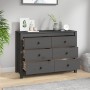 Solid gray pine wood auxiliary cabinet 100x40x72 cm by vidaXL, Sideboards - Ref: Foro24-821766, Price: 172,16 €, Discount: %