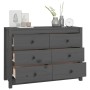 Solid gray pine wood auxiliary cabinet 100x40x72 cm by vidaXL, Sideboards - Ref: Foro24-821766, Price: 172,16 €, Discount: %