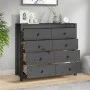 Solid gray pine wood auxiliary cabinet 100x40x90 cm by vidaXL, Sideboards - Ref: Foro24-821771, Price: 226,27 €, Discount: %