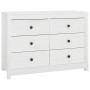 Armario auxiliar de madera maciza de pino blanco 100x40x72 cm de vidaXL, Aparadores - Ref: Foro24-821765, Precio: 152,08 €, D...