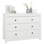 Solid white pine wood auxiliary cabinet 100x40x72 cm by vidaXL, Sideboards - Ref: Foro24-821765, Price: 152,17 €, Discount: %